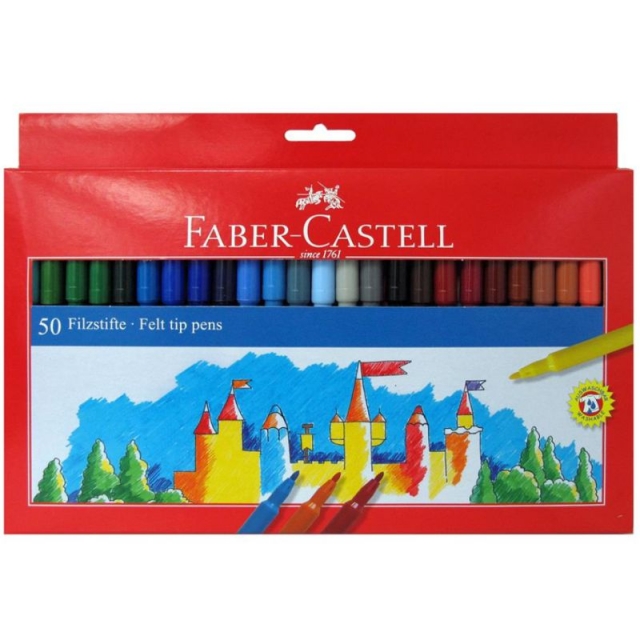 rotuladores faber castell 50 colores