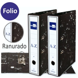 Archivador Palanca AZ Folio, Ranurado, rado,  Liderpapel AZ06