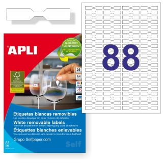 Etiquetas Joyeria adhesivas - etiquetas Removibles  Apli 10314