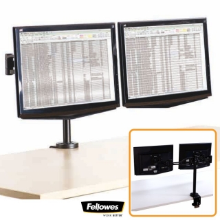 Brazo 2 monitores, soporte para 2  Fellowes 8041701