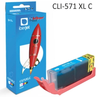 Compatible Canon CLI571XLC color cyan