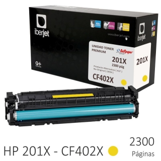 HP CF402X toner compatible 201X Y  Iberjet CF402XC
