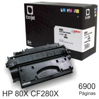 Toner Compatible HP 80X - CF280X  Iberjet CF280XC