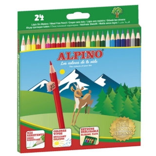 Colores Alpino 24 Lapices de colorear  AL000658