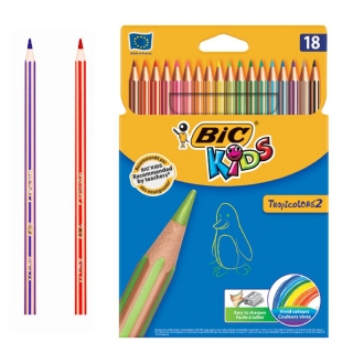 Lapices de 18 colores Bic Kids  832567