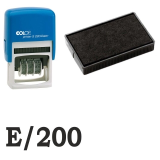 Almohadilla tinta E/200 Para cuos y  Colop E-200