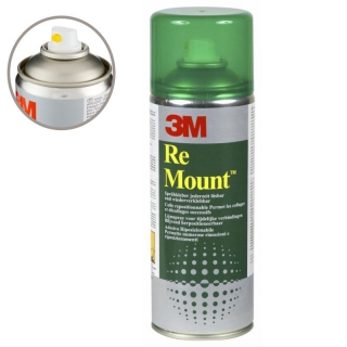 Pegamento Spray 3M ReMount removible indefinidamente  Scotch R-MOUNT