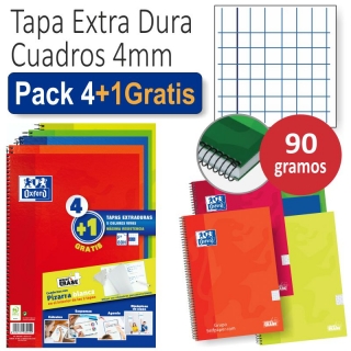 Libreta Oxford Tapas Extraduras, cuadernos, Pack  400122761