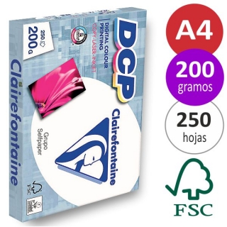 Papel A4 200 gramos DCP Clairefontaine  1807C