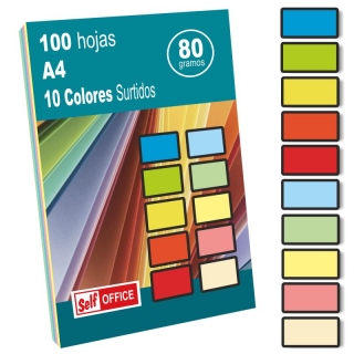 Papel de colores para imprimir 100  Liderpapel PC52