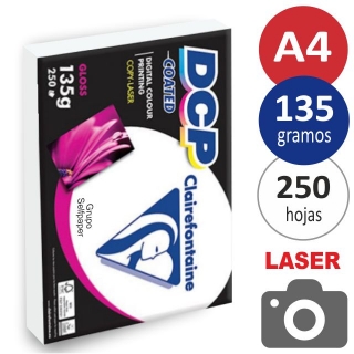 Papel Glossy Coated Lser 135 gramos  Clairefontaine 6841C