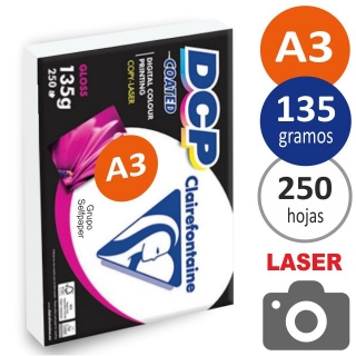 Papel Laser color Din A3 Glossy  Clairefontaine 6842C