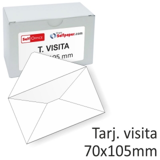 Sobres para tarjetas de visita 70x105mm  Self-office SOBRETV100
