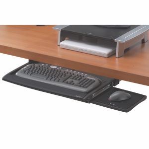 soporte para teclado bajo mesa extensible Office Fellowes