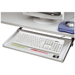 soporte teclado bajo mesa Fellowes Gris