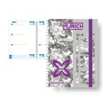 Agenda Escolar MUNICH - semana vista - tapa dura decorada