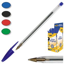 bic cristal punta normal - caja 50 boligrafos economicos