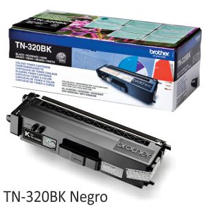 Brother TN-320BK Toner Negro 2500 Pags