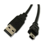 cable mini USB 2.0 - de camara fotos al PC , detectores