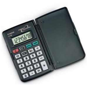 calculadora canon lc-8euro bolsillo c/tapa