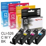 Canon CLI526C CLI526M CLI526Y o CLI526BK compatible 9 ml