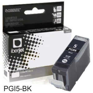 Canon PGI-5BK compatible - Cartucho generico Chip NEGRO