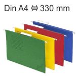 carpetas colgantes Din A4 colores visor superior paquete 10