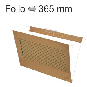carpetas colgantes folio bicolor visor superior en pte 10