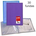 carpeta 30 fundas folio grafoplas tapas trasl�cidas colores