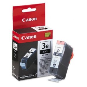 Cartucho de tinta original Canon BCI-3eBK Negro genuino