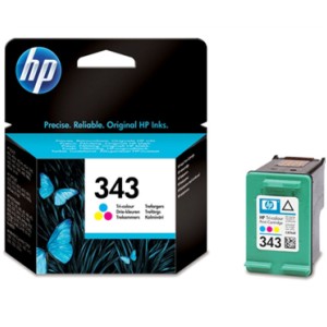 cartucho original hp nº 343 color 7 ml tinta impresora inkje