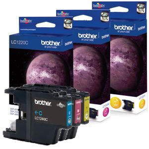 Cartucho Brother LC1220C cyan magenta o amarillo