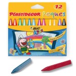 Ceras Plastidecor Peques Triangulares 12 colores