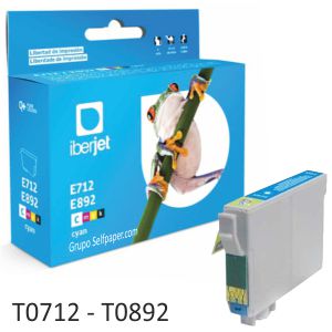 Compatible Epson T0712 T0713 T0714 cada color