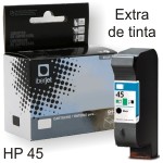 Compatible HP 45 cartucho 51645A negro maxi tinta
