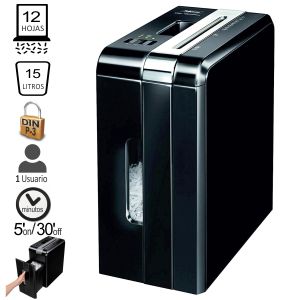 Destructora trituradora DS-1200CS 12 Hojas Particulas