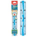 Doble decimetro - regla 20 centimetros