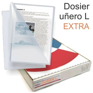funda dosier l uñero polipropileno 120 micras folio c/ 100 u
