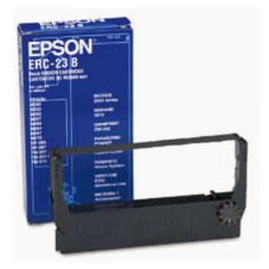 Cinta Epson ERC-23B ERC23B Impresora tickets TPV negro