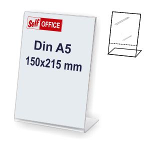 Expositor Sobremesa 1 una cara Din A5 [ L ]