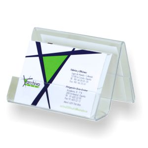 Expositor tarjetas de visita  - portatarjetas metacrilato