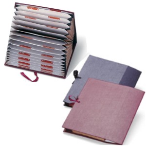 carpeta fuelle acordeón az dohe folio negro o granate