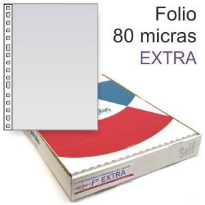 funda multitaladro Folio EXTRA 80 micras caja 100 uds 16 tal