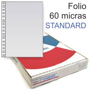 funda multitaladro folio STANDARD 60 micras caja 100 uds