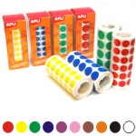 gomets Apli rollo Circulos adhesivos 20mm colores - etiqueta