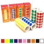 gomets Apli rollo Cuadrados adhesivos 20 mm colores