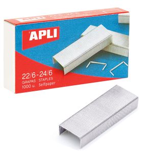 Grapas Spaper 22/6 24/6 Plata Galvanizadas C/1000 economicas