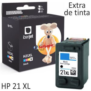 HP 21 XL 21XL Cartucho remanufacturado C9351A 300% tinta
