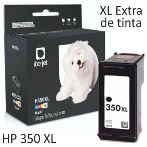 HP 350XL cartucho compatible negro 25ml CB336EE 50% + tinta