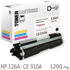 HP CE310A toner compatible negro 126A 1200 Paginas CP1025